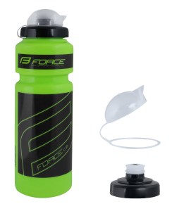 Flasche FORCE F 0,75 l, grün - schwarzer Druck, 6EUR, 250768